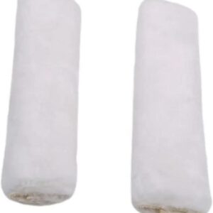 Gordelkussens Auto - Autogordelhoezen - Comfortabel Rijden - Zachte Pluche Stof - 24x13 cm - Wit