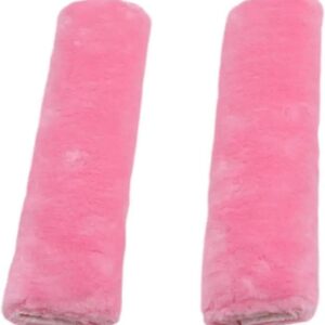 Gordelkussens Auto - Veiligheid Covers - Comfortabel Rijden - Zachte Pluche Stof - 2 Stuks - Roze