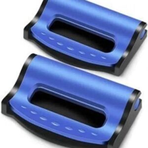 Gordelkussens Auto - Veiligheidsgordel Kussens - Comfortabel Rijden - Zachte Waterdichte Stof - 2 Stuks - Blauw