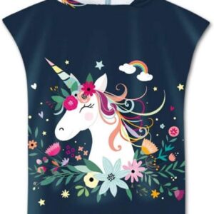 Grote Strandponcho met Capuchon - Compacte & Lichtgewicht Wisselcape voor Sport & Strand