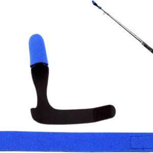Hengelbeschermer - Hengelsokken - Vissen Beschermen - Anti-kronkelend ontwerp - 19 cm x 24 cm - Blauw