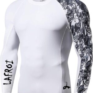 Heren Rash Guard - Compressie Shirt - Zwemmen en Watersport - UPF 50+ Zonbescherming