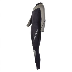 Heren wetsuit 3mm zwart/grijs L