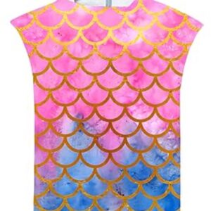 Hooded Strandlaken Poncho voor Volwassenen - Veranderende Handdoek voor Strand, Surfen en Zwemmen 75x110cm