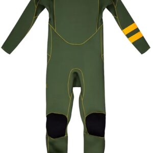 Hurley Advant 3/2 Mm Wetsuit Met Lange Mouwen En Rits Op De Rug Groen XL Man