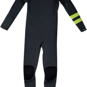 Hurley Plus 3/2 Mm Lange Mouwen Neopreen Wetsuit Met Borst Rits Zwart MS Man