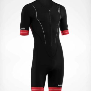 Huub Heren Race Long Course Tri Suit - Black / Red
