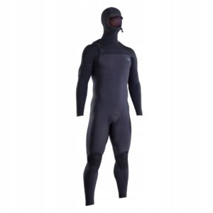 ION Seek AMP 6/5 Hood FZ Wetsuit Heren - 900 Zwart