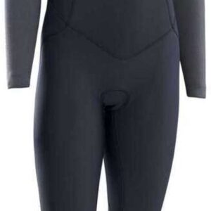 Ion Amaze Amp 4/3 Mm Dames Neopreen Wetsuit Met Lange Mouwen En Rugrits Grijs L Vrouw