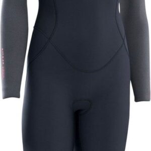 Ion Amaze Amp 6/5 Mm Dames Wetsuit Met Capuchon Rits Op De Borst En Lange Mouwen Grijs L Vrouw