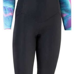 Ion Amaze Core 4/3 Dames Neopreen Wetsuit Met Lange Mouwen En Rugrits Zwart S Vrouw