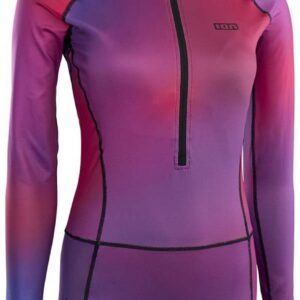 Ion Bottoms 1 Mm Shorty Lange Mouwen Wetsuit Paars,Roze XS Vrouw