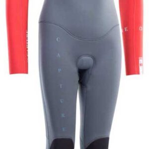 Ion Capture 5/4 Mm Junior Wetsuit Met Lange Mouwen En Borst Rits Grijs 8 Years Jongens,Meisjes