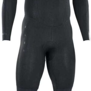 Ion Element 3/2 Mm Wetsuit Met Lange Mouwen En Rits Op De Rug Zwart XS Man