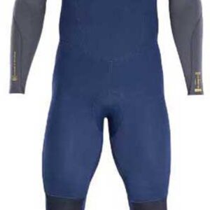 Ion Element 4/3 Mm Wetsuit Met Lange Mouwen En Rits Op De Rug Blauw ST Man