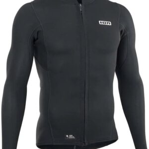 Ion Neo Top Rashguard Met Lange Mouwen En Volledige Ritssluiting 2 Mm Zwart XL Man