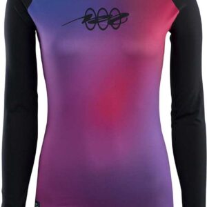 Ion Rashguard Lizz Dames Rash Guard Met Lange Mouwen Paars XL Vrouw