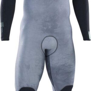 Ion Seek Amp 3/2 Mm Lange Mouwen Neopreen Wetsuit Met Borst Rits Grijs XL Man