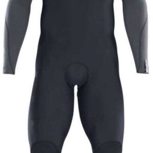 Ion Seek Amp 4/3 Mm Lange Mouwen Neopreen Wetsuit Met Borst Rits Grijs XS Man