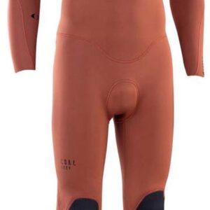 Ion Seek Core 4/3 Wetsuit Met Lange Mouwen En Ritssluiting Aan De Voorkant Oranje XL Man