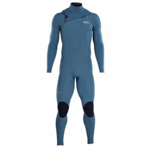 Ion Seek Core 5/4 Mm Lange Mouwen Neopreen Wetsuit Met Borst Rits Blauw XS Man