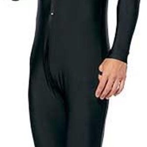 Ist Dolphin Tech Ds20 Spandex Wetsuit Met Lange Mouwen En Rits Op De Rug Zwart S Man