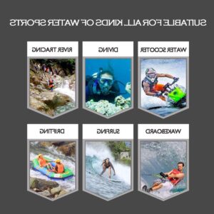 JGS Premium - Duiksokken 3mm Neopreen Strand Snorkelsokken Volwassenen - Anti-slip Surfen Kajakken Zwemmen Duiken - Aanpassingsbandjes - Wetsuit Laarzen