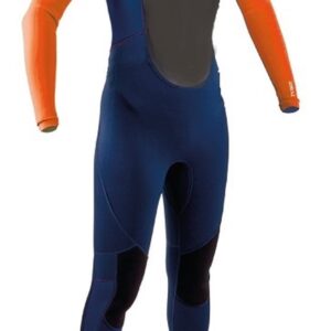 JS Watersports Maui Flex 3/2 fullsuit wetsuit blauw/oranje junior