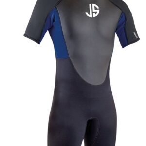 JS Watersports Maui Flex 3/2 shorty wetsuit zwart/blauw heren