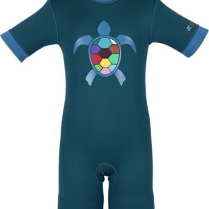 Kids shorty schildpad | blauw | 7-9 jaar / 3XS