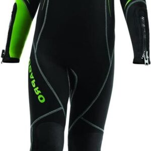 Kinder Duikpak - Wetsuit Kinderen - Watersport Bescherming - Zelfherstellende TiZip Ritssluiting - 3mm Neopreen - Zwart