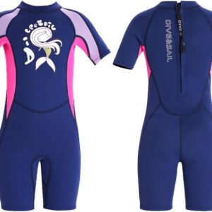 Kinder Neopreen Duikpak 2.5mm Kort Thermisch Zwempak voor Meisjes