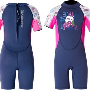 Kinder Neopreenpak - Wetsuit Kort - Watersport Bescherming - 2.5 mm Dikte - 100-110 cm - Haas