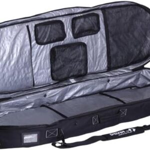 Kiteboard tas - Watersport tas - Transport van uitrusting - Rugzaksysteem - 145 cm - Zwart