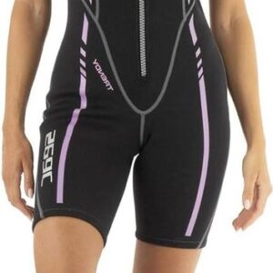 Kort Wetsuit - Neopreen Pak - Watersport Bescherming - Ritssluiting Voorzijde - 2.5 mm - Zwart