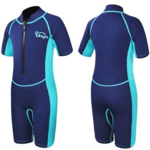 Korte Kinder Wetsuit 2 mm Neopreen Zwempak voor Jongens en Meisjes - Ideaal voor Zwemlessen, Surfen, Snorkelen en Duiken