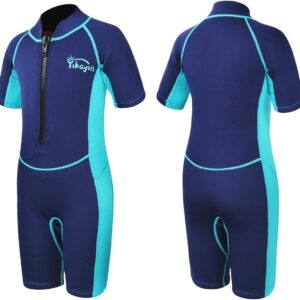 Korte Kinder Wetsuit 2 mm Neopreen Zwempak voor Jongens en Meisjes - Ideaal voor Zwemlessen, Surfen, Snorkelen en Duiken
