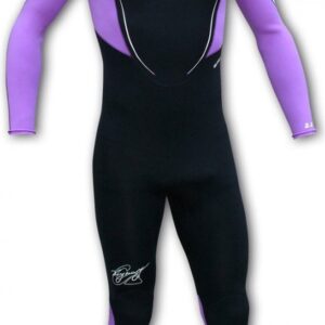 Kynay Surf Ultra Stretch Lange Mouwen Neopreen Wetsuit Met Borst Rits 2 Mm Zwart XS Man