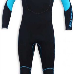 Kynay Surf Ultra Stretch Lange Mouwen Neopreen Wetsuit Met Borst Rits 3/2 Mm Zwart S Man