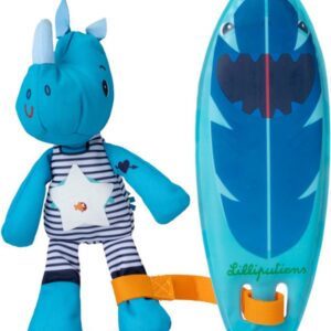 Lilliputiens - Magische Surfer Marius De Neushoorn - Badspeelgoed - Er Verschijnen Tekeningen Op Zijn Wetsuit En Board Als Hij In Het Water Springt - Geschikt Vanaf 1 Jaar