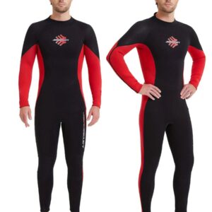 Livano Wetsuit Heren - Swimsuit - Shorty - Surfpak - Duikpak - Lange Mouw - Zwemsuit - Zwart - XS