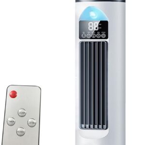 Luchtkoeler voor slaapkamers, geluiddemper, oscillerend, met afstandsbediening en watertank, 6 snelheden
