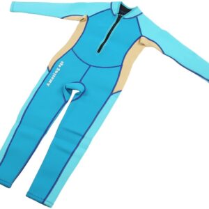 MTTproducts- Wetsuit Kinderen 2,5 Mm Neopreen - Thermisch Duikpak - Lange Mouwen - Voor Jongens/Meisjes - Effectieve Bescherming tegen Kou