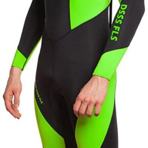 Madwave Opnwtr Hydrostar Dsss Fls Langemouw Neopreen Wetsuit Groen M Man