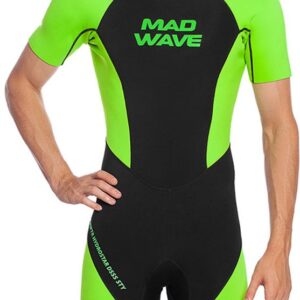 Madwave Opnwtr Hydrostar Dsss Sty Neopreen Wetsuit Met Korte Mouwen Groen S Man