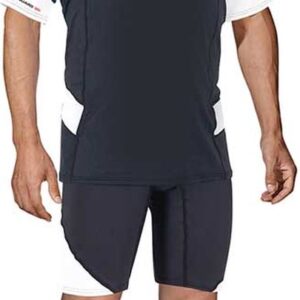 Mares Rash Guard Loose Fit Korte Mouw Rash Guard Blauw,Zwart S Man