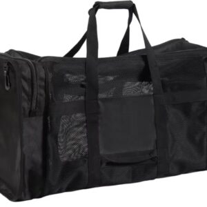 Mesh Duiktas - Zwart - 100 Liter - Strand - Watersport - Snorkelen