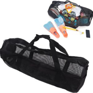 Mesh transmissietas voor snorkeluitrusting | Extra groot | Duiknetten transporttas