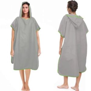 Microvezel Badponcho voor Dames en Heren - Ideale Omkleedhulp voor Strand, Surfen en Zwemmen