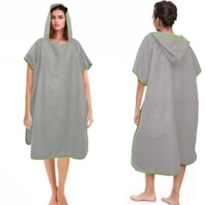 Microvezel Badponcho voor Dames en Heren - Ideale Omkleedhulp voor Strand, Surfen en Zwemmen